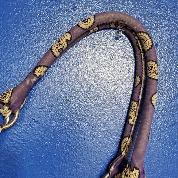 Vera Bradley Quilted Purple Paisley Carry All Shoulder Bag - Picture 7 of 15